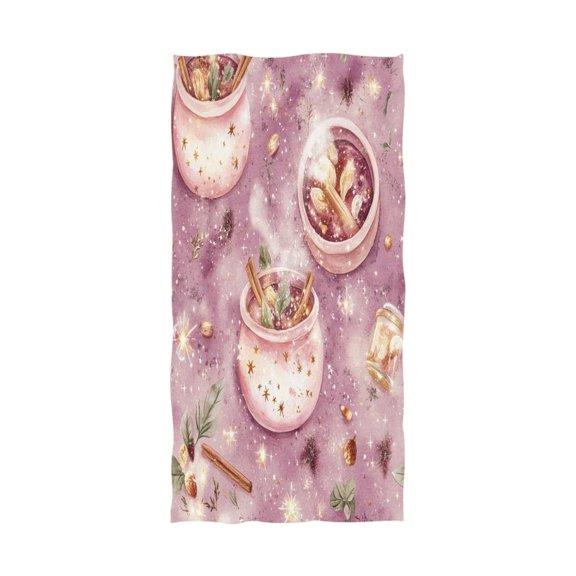 Sparkling Magic Pattern 64''x32'' Bath Towels Lightweight Quick-Dry Breathable Soft for Gym Travel Swim