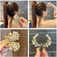 thumbnail image 1 of Sparkling Metal High Ponytail Clip Secure Fixing Hair Barrettes for Women Elegant Hairpin Accessories, 1 of 8