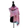 thumbnail image 1 of Sparkling Metallic Pashmina Shawl Wrap Scarf Evening Party Event Dress, 1 of 5
