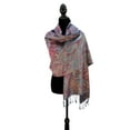 thumbnail image 1 of Sparkling Metallic Pashmina Shawl Wrap Scarf Evening Party Event Dress, 1 of 5