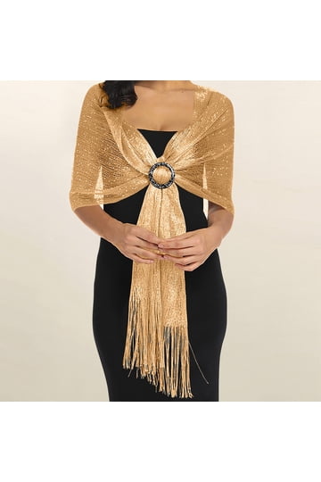 Shawls in Scarves, Shawls & Wraps | Gold - Walmart.com
