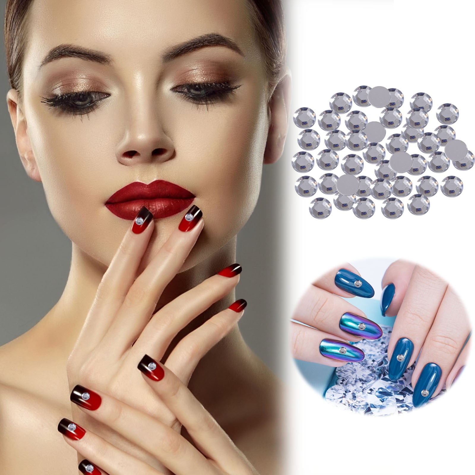 Sparkling Nail Rhinestones For Stunning Quality Assorted Sizes And