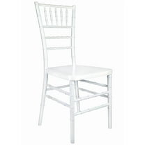 Sparkling Pearl White Resin Chiavari Chair by Chivari