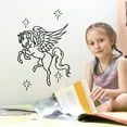 thumbnail image 1 of Sparkling Pegasus Decal - 36 Inches, 1 of 1