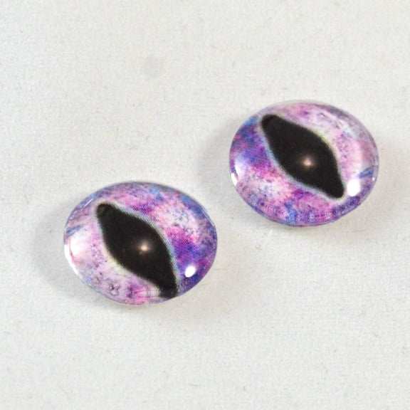 Sparkling Pink Dragon Glass Eyes