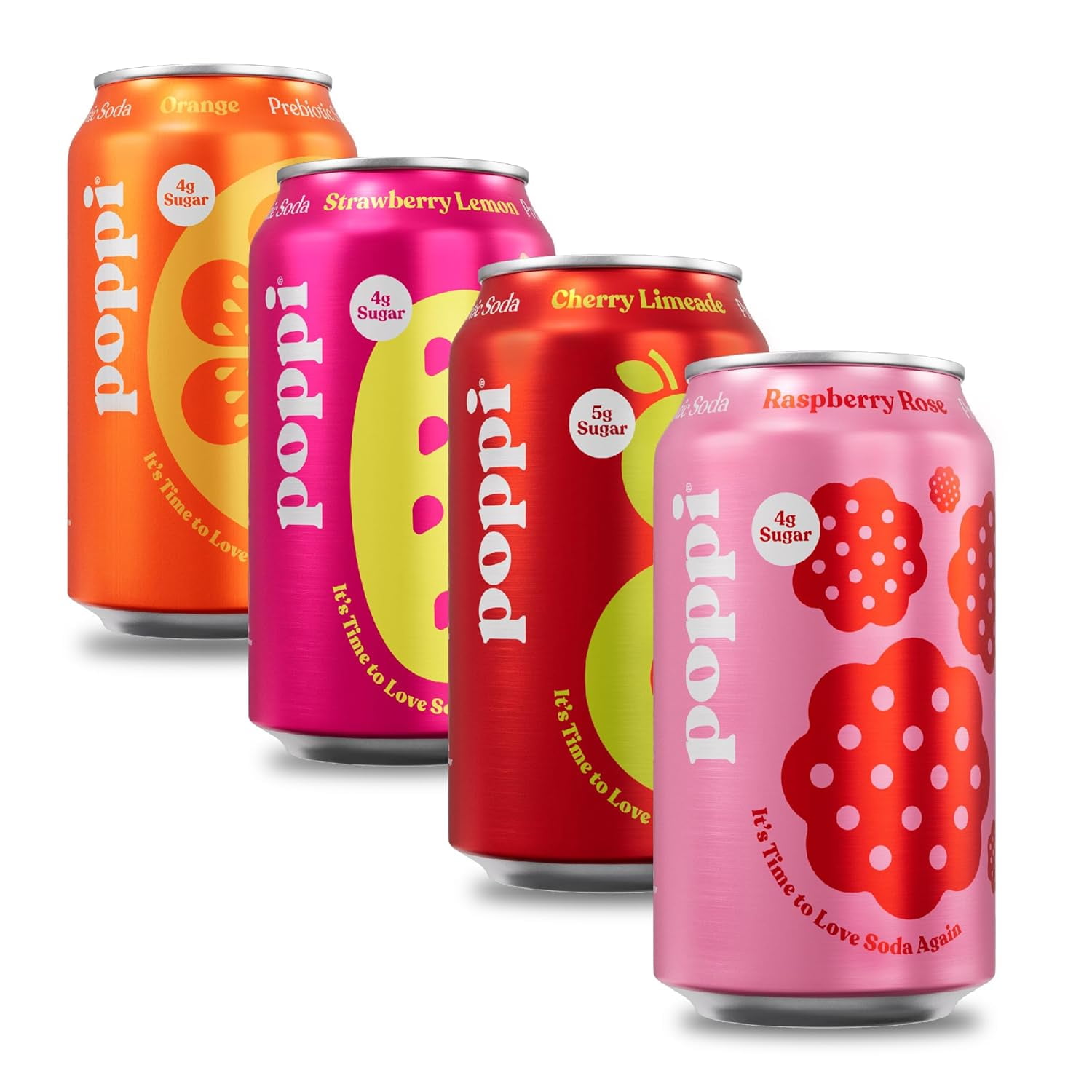 Sparkling Prebiotic Soda, Beverages w/ Cider Vinegar, Seltzer Water