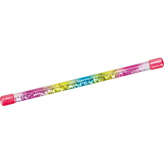 Sparkling Rainbow Baton Glitter Wand 18 Inch