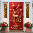 thumbnail image 1 of Sparkling Reindeer Merry Christmas Banner Decorative Design for Holiday Party Winter Celebration Festive Decoration Family Gathering, 1 of 9