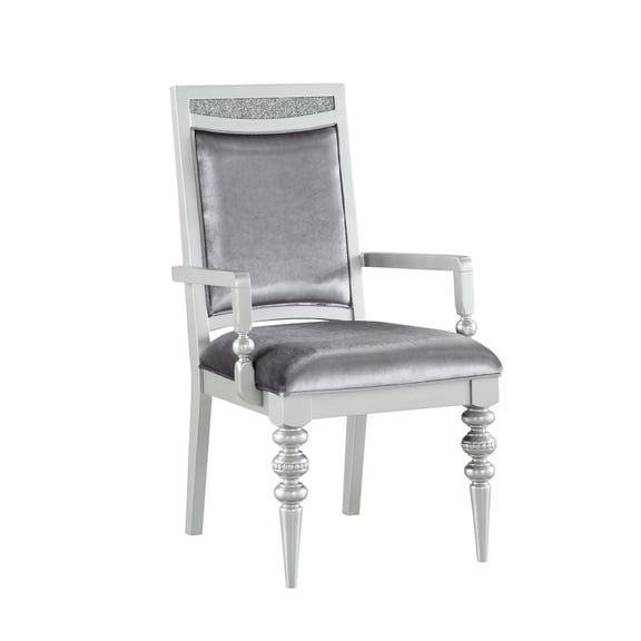 Sparkling Rhinestone Decoration | Dining Chair with 20" Seat Depth | Bring Elegance to Your Meals