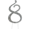 thumbnail image 1 of Sparkling Rhinestone Metal Crystal Cake Topper, 1 of 1