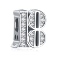 thumbnail image 1 of NINGAN Sparkling S925 Clear Pave Number 18 Bead Charm for Women Moment Charm Bracelet, 1 of 6