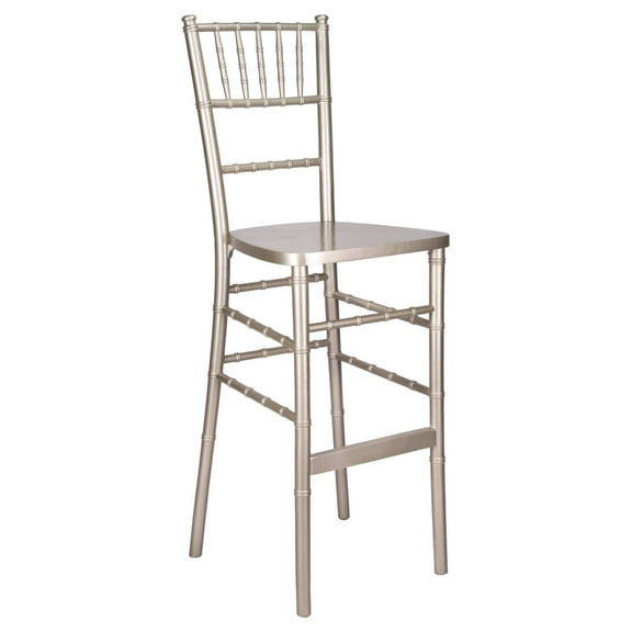 Sparkling Silver Champagne ToughWood™ Barstool by Chivari