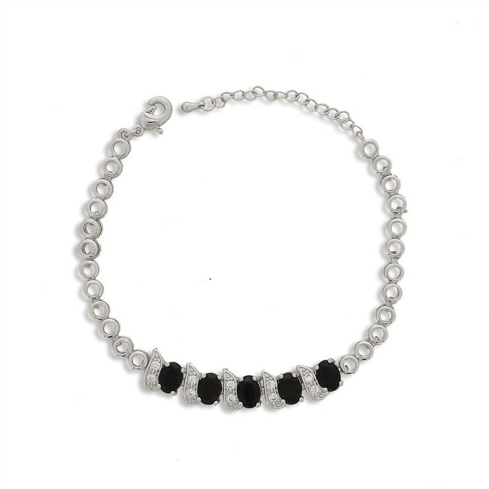 Sparkling Silver Plated Ankle Bracelet For Summer, 6"+2" Inch Adjustable Size