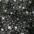 thumbnail image 1 of Sparkling Star Organza Black 58 Inch Fabric Sold by the Yard, 1 of 3