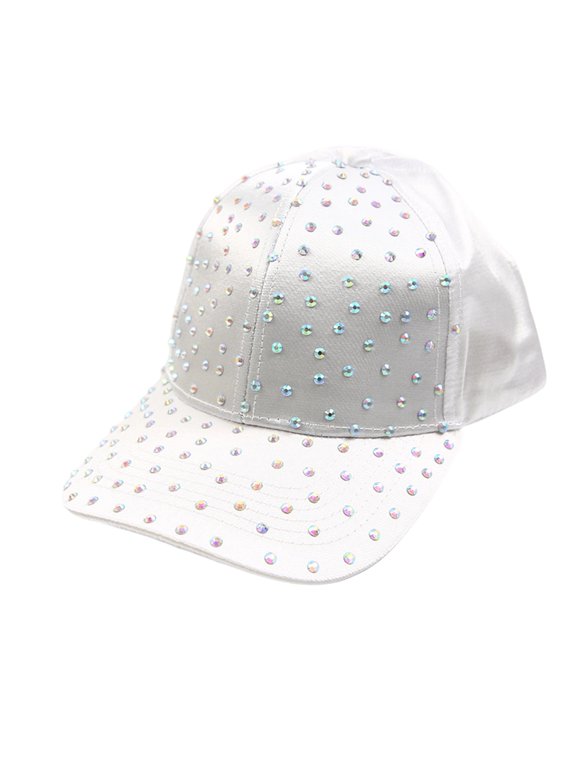 Sparkling Starry Sky Glittered Visor Cap For Party And Sun Baseball Hat For Celebrations And Outdoor