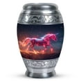 thumbnail image 1 of Sparkling Trot Urn For Human Ashes Adult Men - Urn For Ashes For Women & Men - Urns For Human Ashes Adult Female - Burial Urns Urn For Ashes For Women - Velvet Bag Included (Size -10inch), 1 of 5