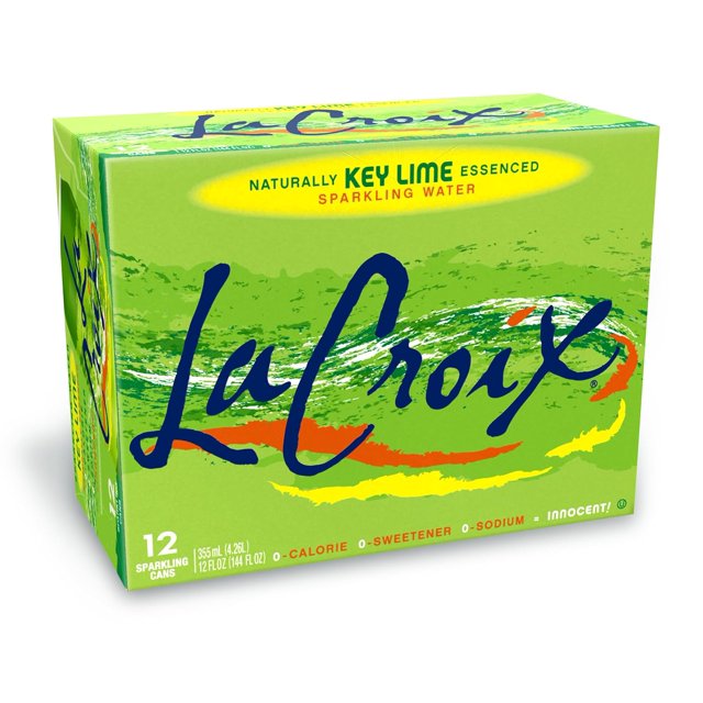 Sparkling Water, Key Lime, 12 Fl Oz (pack of 12)