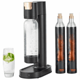 thumbnail image 1 of Sparkling Water Maker, Soda Maker Machine for Home Carbonating, Seltzer Water Starter Kit with 1L Bottle & 2 CO2 Cylinders, Compatible with 60L CO2 Cylinder, 1 of 4