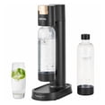 thumbnail image 1 of Sparkling Water Maker, Soda Maker Machine for Home Carbonating, Seltzer Water Starter Kit with 2 Bottles, CO2 Cylinder Compatible, Black, 1 of 7