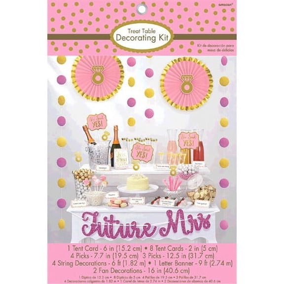 Sparkling Wedding Candy Table Decorating Kit (23pc)