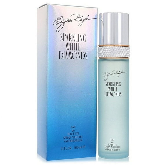 Sparkling White Diamonds by Elizabeth Taylor Eau De Toilette Spray 3.3 oz 2PACK