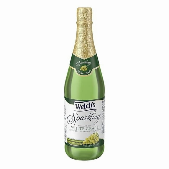 Sparkling White Grape Cocktail Juice, Non-Alcoholic, 25.4 Fl Oz Pack of 1