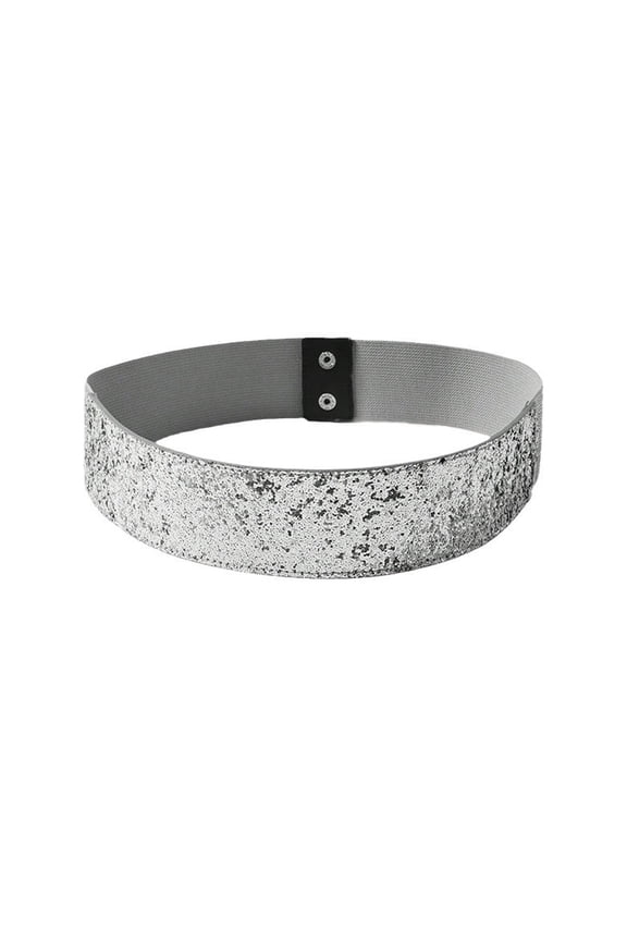 Sparkling Wide Waist Belt Grunge Chain for Hot Girl Glittering Corset Trendy Underbust Waist Chain Belt Party Costume