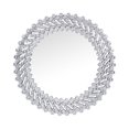 thumbnail image 1 of Sparkling  with Beveled Finish and Faux Gem Inlay Silver - Saltoro Sherpi, 1 of 5