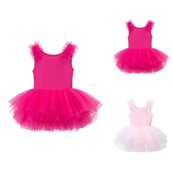 Sparkly Ballet Princess Performance Dress – Stage-Grade Tulle Ball Gown for Competitions, Elegant Recital Outfit, Glamorous Upgrade from Pink Dress for Girls Basics