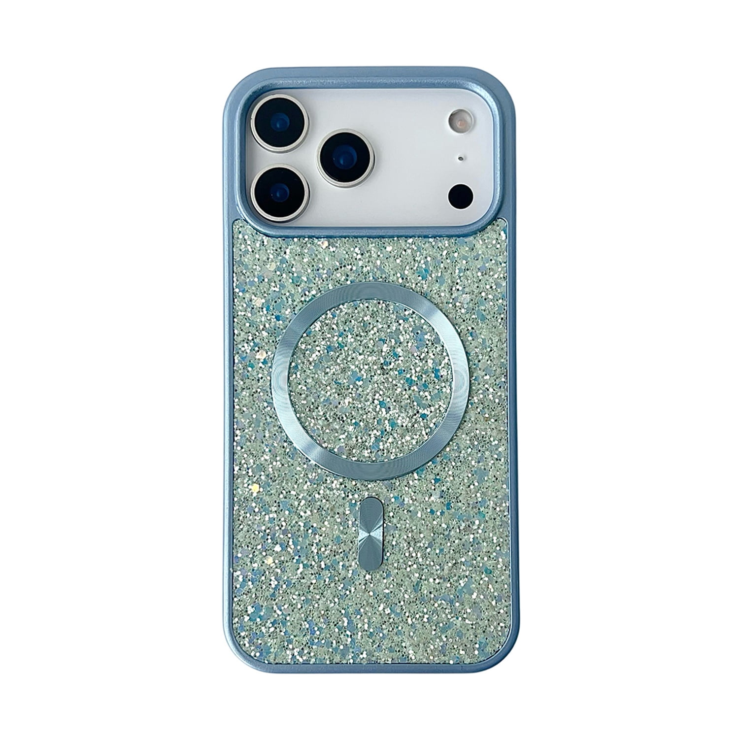 Sparkly Bling Case with MagSafe for iPhone 17 Pro Max - Blue