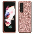 thumbnail image 1 of Sparkly Case for Samsung Galaxy Z Fold 4 5G, Slim Glitter Phone Case for Women Girls Slim Thin Cover Rugged Shockproof Protective for Samsung Galaxy Z Fold 4 5G 2022 Case Crystal, Rosegold, 1 of 6