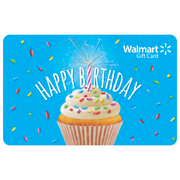 Sparkly Cupcake Walmart eGift Card