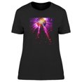 thumbnail image 1 of Sparkly Disco Ball T-Shirt Women -Image by Shutterstock, Female Medium, 1 of 2