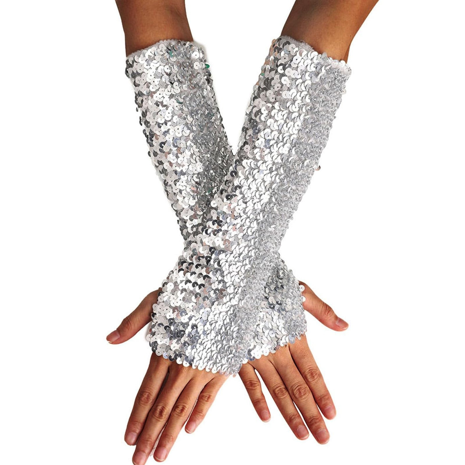 Sparkly-knit Gloves