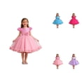 thumbnail image 1 of Sparkly Floral Tutu Dress for Girls, Short Sleeve with Glitter Embellishments, for Birthday Parties, Pageants, Weddings, and Princess Celebrations â Toddler & Baby Girl Gown, 1 of 7