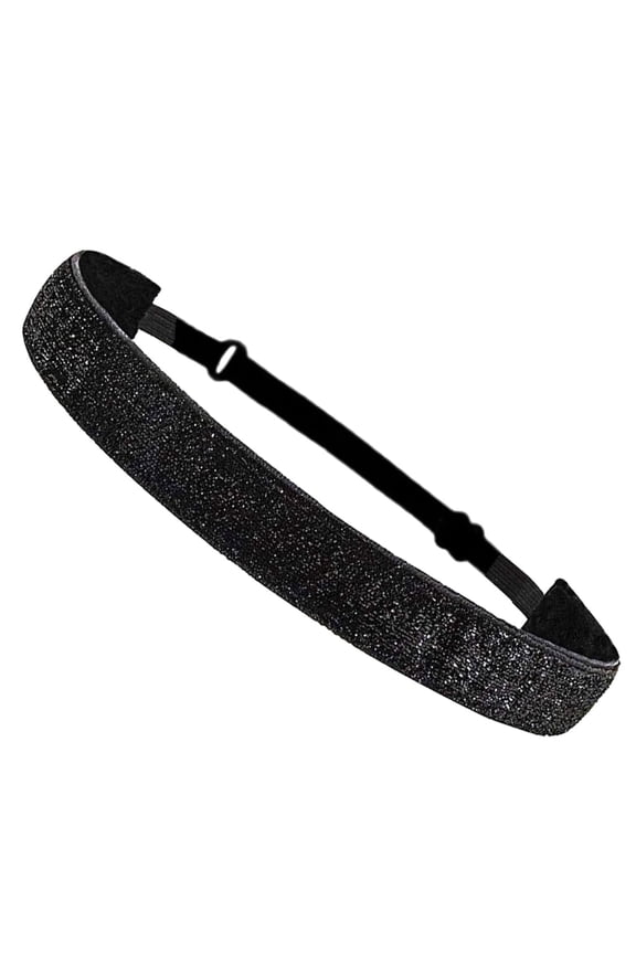 Sparkly Glitter Headbands Non-Slip Running Headbands Elastic Girls Sports Velvet-Fabric Stretchy Shiny Headbands Gifts