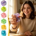 thumbnail image 1 of Sparkly Ice Block Squishies Cube, Slow-Rising Glitter Squeeze Ball, Sensory Fidget Ball for Anxiety Stress Relief, Party Favors, Prizes and Birthday Gift, 1 of 8