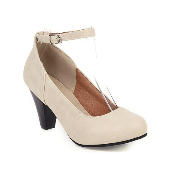 Sparkly Platform Heels for Women – Rhinestone Dress Pumps Ankle Strap High Heel Women's Shoes