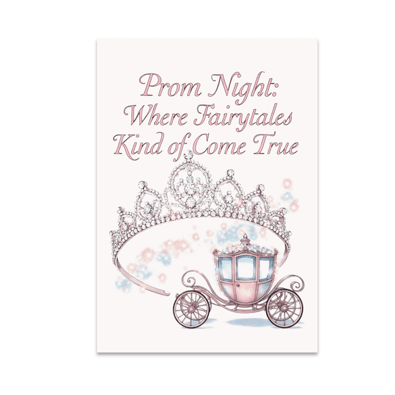 Sparkly Prom Wall Decor - Prom Night Enthusiast - 13x19 Poster Print