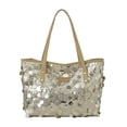 thumbnail image 1 of Sparkly Purses for Women, Women's Totes Bags with Zipper and Leather Handle, Trendy Glitter Purses for Women, 1 of 7