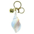 thumbnail image 1 of Sparkly Rhinestone Conch Keychain - Decorative Pearl Crystal Key Ring with Wristlet, Stylish Backpack Accessory for Women, Girls, and Car Keys - 12cm Glittery Nautical Charm Gift, 1 of 4