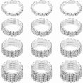 thumbnail image 1 of Sparkly Rhinestone Stackable Elastic Rings Rhinestone Stretch Rings Colorful Thumb Pinky Ring Fashion Crystal Stackable Diamond Elastic Finger Ring, 1 of 9