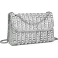 thumbnail image 1 of Sparkly Rhinestones Clutch Purses for Women Purses and Handbags for Wedding Party Evening Crossbody Bag with Chain, 1 of 9