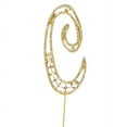 thumbnail image 1 of Sparkly Rhinestones Gold Cake Topper - Monogram Letter Decoration for Wedding, Birthday, Gender Reveal & Anniversary Cakes (C), 1 of 5