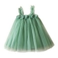 thumbnail image 1 of Sparkly Sequin Birthday Prom Outfit Toddler Princess Dress Fashion Ball Gown for Little Girls Fluffy Summer Dresses Casual Party Tulle Sundress for Kid Mesh Gauze Dress Short Sleeve（1-6 Years）, 1 of 4