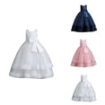 thumbnail image 1 of Sparkly Sequin Flower Girl Dress with Big Bow – Princess Tulle Ball Gown for Wedding, Party, Graduation, Prom (Ages 3-13T), 1 of 5