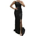 thumbnail image 1 of Sparkly Sequin Prom Dress for Women 2024 Long Mermaid Strapless Glitter Homecoming Formal Evening Ball Gowns with Side Slit, 1 of 6