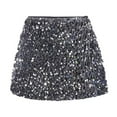 thumbnail image 1 of Sparkly Sequin Skirt for Girls Toddler Kids with Elastic Waistband Party Tutu Outfit, 1 of 4