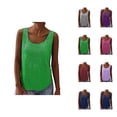 thumbnail image 1 of Sparkly Sequin Tank Tops for Women Scoop Neck Loose Fit Shiny Sequins Sleeveless Shirt Rave Party Clubwear, 1 of 7