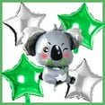 thumbnail image 1 of Adorable Koala Balloon Set - Giant Koala with Silver & Green Stars! (5 Pieces), 1 of 3